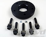 Wheel Spacer - 23 mm - Hub Centric - Anodized with Bolts - Black - Sold Individually