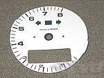 gauge face white 964/993 "Sport" (with BC)