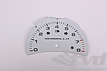 Gauge Face  Silver-White  "Gemballa" 996 Turbo (Tach Only)