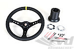 Steering Wheel Kit - ATIWE - Race Series - Black Leather / Black Stitching