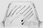 Roll Bar 993 - Aluminum - Coupe - Sunroof - Bolt-in - X Diagonal and Tunnel Support