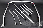 Roll Bar 911 / 930 - Aluminum - Coupe - Sunroof - Bolt-in - X Diagonal and Tunnel Support