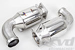 Sport Muffler 997.2 Turbo "+650PS"  (Sound Version), 100 Cell Cats, with tips (4x90mm)