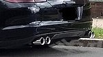 Quad Round Exhaust Tips Panamera Turbo / Turbo S - Brombacher Edition - 4" (100 mm)