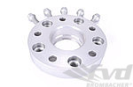 Wheel Spacer Cayenne - 30 mm - Hub Centric - Anodized with Bolts - Silver - Sold Individually