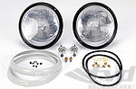Euro H4 Headlight Conversion Kit 911/ 912 / 964 / 965 - OEM Headlight Assemblies with Bosch Lenses