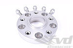 Wheel Spacer Cayenne - 30 mm - Hub Centric - Anodized with Bolts - Silver - Sold Individually