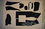 Moquette complète 911 "RS" 74-86  "fils cheveux Boucle" noir inclus tapis de sol avants