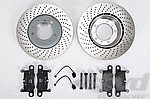 Brake service kit rear 991S ( I009) steel brake ( -I450)