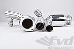 Valved Street Exhaust System 997.2 Turbo / Turbo S - Brombacher Edition - 200 Cell Cats - With TÜV