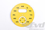 Sport Chrono Instrument Face - Speed Yellow - Solid