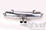 Schalldämpfer Sport  Boxster 2.7/3.2l Doppelrohr 2x76mm (EG Genehmigung für 2,5 L Motor)