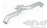 High Flow Y Pipe 997.2 Turbo / Turbo S - Silver - For Standard Intercooler
