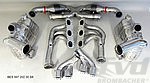 Sport Exhaust System 997.2 - Brombacher Edition - 200 Cell HD Sport Cats - Dual 3.5" (90 mm) Tips