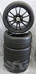Jeu de roues OZ Ultraleggera HLT noir 8,5+12x19 ET53/51 avec Michelin Pilot sport N1