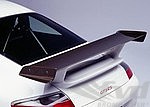 Rear Spoiler Carbon 996 GT3 RS Look 2004, incl. decklid,not adj.wing+side plates varn.carbon design