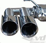Sport Muffler 955 Cayenne Turbo with valves & tips