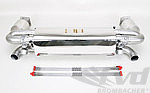 Valved Sport Exhaust System 997.2 Turbo / Turbo S - Brombacher Edition - 200 Cell Sport Cats