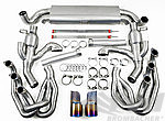 Exhaust System 964 - SPORT - TITANIUM - Catalytic Bypass - Dual Outlet - With Heat