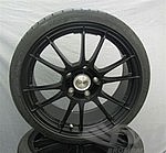 OZ Ultraleggera HLT Wheels black with Michelin PSC 2 N0 8.5 + 12 x 19 ET 53/68