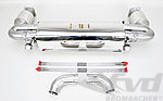 Valved Sport Exhaust System 997.2 Turbo / Turbo S - Brombacher Edition - 200 Cell Sport Cats