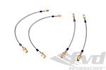 Brake Lines, Braided Steel, 356 Coupe 50 - 55/356B/356C, 60 - 65