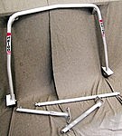 Roll Bar 993 - Aluminum - Coupe - Without Sunroof - Weld In Mounting parts