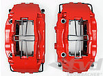 Festsattel-Satz rot (2Stk) VA links/rechts 993 Turbo/RS, 965 Turbo 3,6