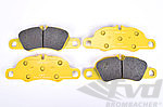 Racing Brake Pad Set - PAGID - RSL1 - YELLOW - FRONT - 8074 RSL1 - 18.5 mm