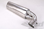 Exhaust System 964 - Custom - 100 Cell - 1 Outlet / 2 Bung - With Heat - Tip W/O Logo + W/O Polish