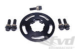 Wheel Spacer Cayenne  - 7mm - Hub Centric - Anodized with Bolts - Black - Sold Individually