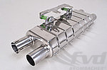 Valved Sport Exhaust System 991.1 / 991.2 Turbo / S - Capristo - Cat Bypass - For OEM Tips
