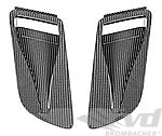 TechArt Front Hood NACA Duct Set 991.2 GT2 RS / 991.2 GT3 RS - Visible Carbon - Glossy Finish