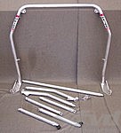 Heigo Roll Bar 996.1 and 996.2 Coupe - Aluminum - With Sunroof - Bolt In - X Diagonal + Tunnel