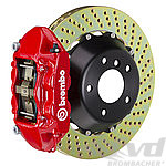 Sport Brake System - REAR - BREMBO GT-4 Piston-Drilled-380x28mm-Excluding PCCB, caliper red