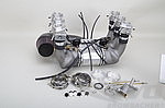 RSR Style Individual Throttle Body Kit 964 / 993 - Magnesium - for Mass Air Flow Sensor - Street