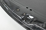 Lightweight Front Hood 997 - Paintable Kevlar Exterior / Polished Carbon Interior