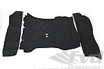 Teppichsatz Kofferraum 66-73  Nadelfilz schwarz wie Original