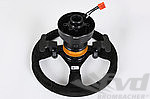 Racing wheel Alcantara - PDK - 997/987/991/981 incl. Quick release connector (completely removable)