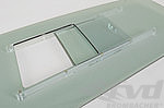 Door glass makrolon 993  GT 2 left/sliding Window only Race Version 1 green pointed