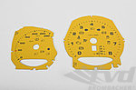 Instrument Face Set 718 Boxster - Racing Yellow - KPH - PDK - 280 KPH