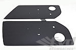 RS Inner Door Panel Conversion Set - Matte Carbon - Manual Windows + Speakers - Without Hardware