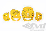Instrument Face Set 991.1 GT3 RS - Racing Yellow - PDK - KPH - with Logo Backlit