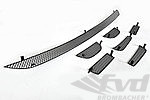 Front Bumper Grill Set 95B.1 Macan Turbo - Lower Grill + Side Grills - Black