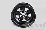 Retro-Design Wheel - 9x18 ET7 Black + Polished Lip