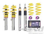 KW Coilover Suspension Kit V3 Inox incl. cancellation kit for electr. dampers - 9PA Cayenne (PASM)
