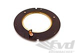 Steering wheel column contact plate, for butterfly/hockey puck pushbutton