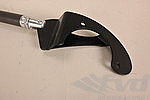 Front Strut Brace 991 - Carbon - Black Mounting Brackets + Polished Carbon Bar