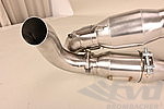 Race Muffler 997.1 Carrera S 3.8 L - Brombacher Edition - Catalytic Bypass with Turn Down Tips