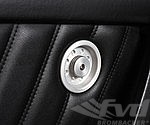 Cover Plate inner door lock - Set incl. Knob - Aluminium Silver - Drilled - 911 74-83